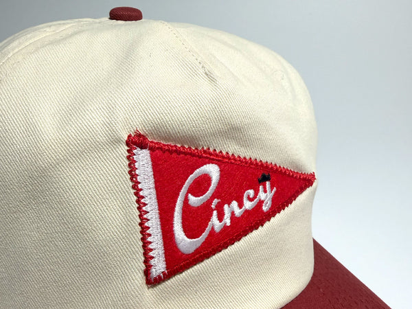 Cincy Felt Patch Hat