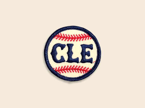 Cleveland Baseball Felt Iron-On Patch