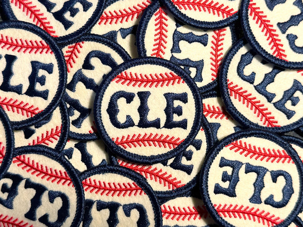 Cleveland Baseball Felt Iron-On Patch