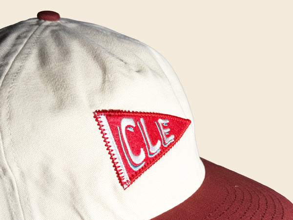 Cleveland Pennant Felt Patch Hat