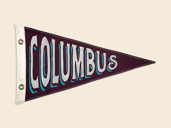 Columbus Vintage-Inspired Pennant