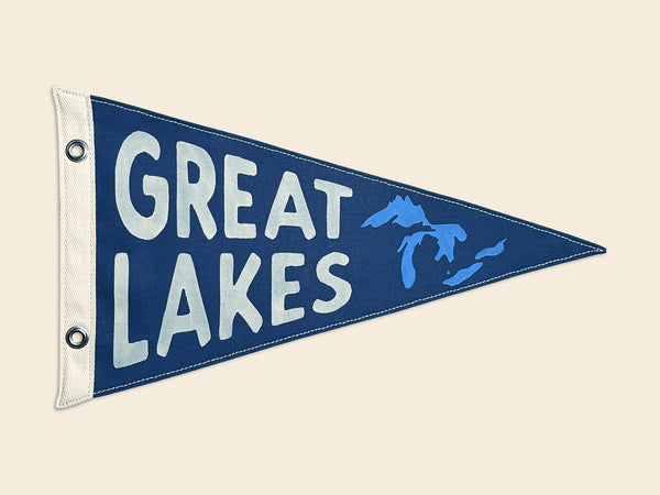 Great Lakes Vintage-Inspired Pennant