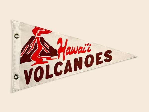 Hawaiʻi Volcanoes National Park Canvas Pennant