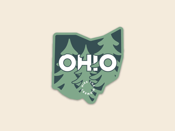 Hike Ohio 3" Forest Sticker