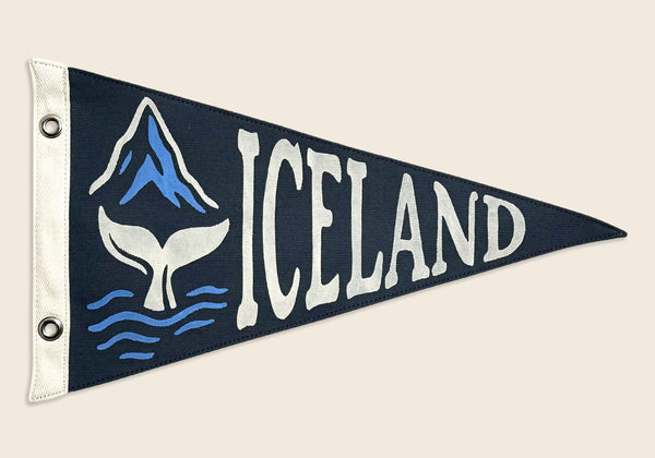 Iceland Vintage-Inspired Pennant
