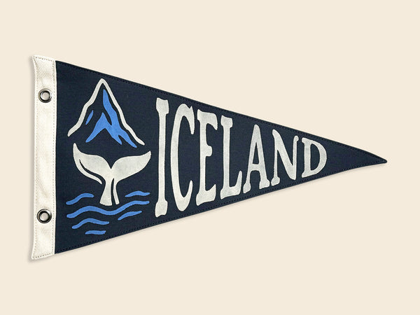 Iceland Vintage-Inspired Pennant