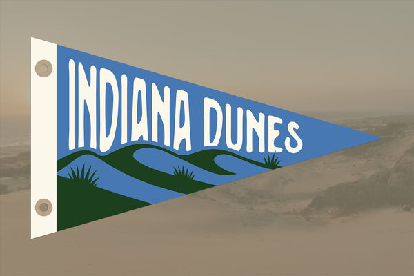 Indiana Dunes National Park Pennant