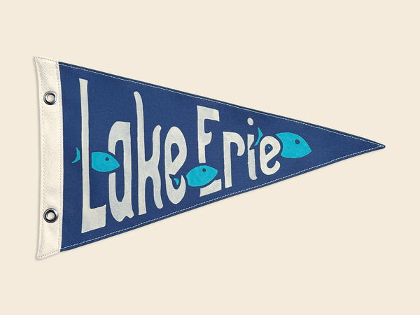 Lake Erie Vintage-Inspired Pennant