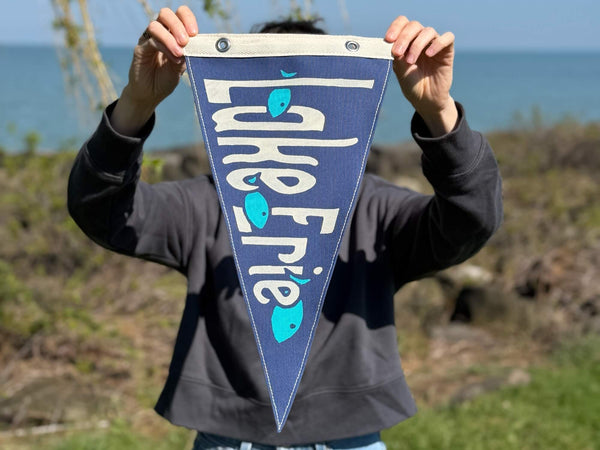 Lake Erie Vintage-Inspired Pennant