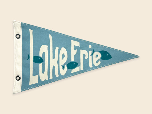 Lake Erie Vintage-Inspired Pennant