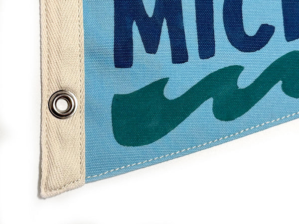 Lake Michigan Vintage-Inspired Pennant