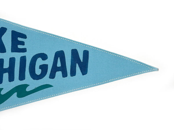 Lake Michigan Vintage-Inspired Pennant