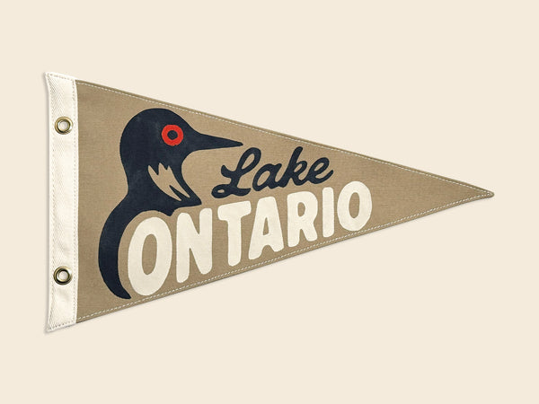 Lake Ontario Vintage-Inspired Pennant