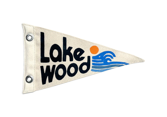 Lakewood City Waves Mini Pennant