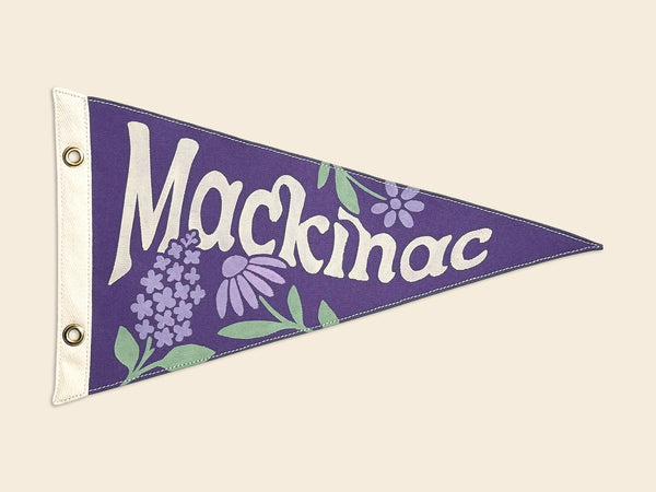 Mackinac Island Vintage-Inspired Pennant