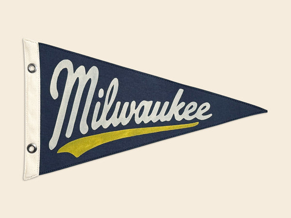 Milwaukee Vintage-Inspired Pennant