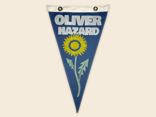 Oliver Hazard Day Dandelion Vintage-Inspired Pennant