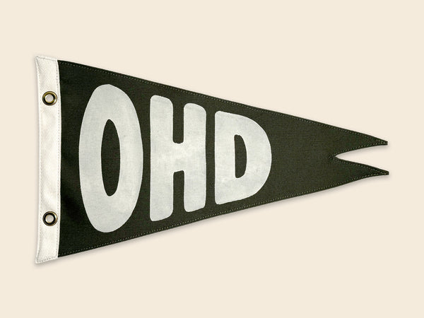 Oliver Hazard Day Swallowtail Vintage-Inspired Pennant