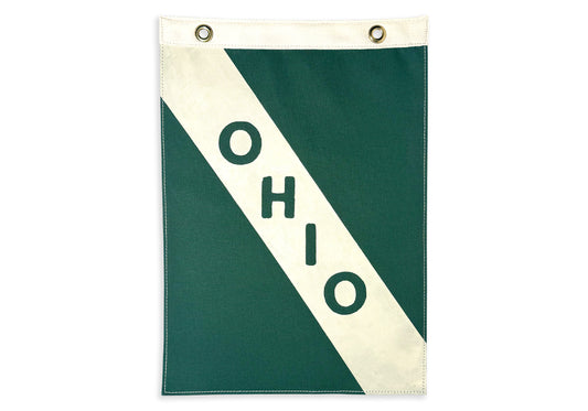 Ohio Vintage-Inspired Stripe Flag