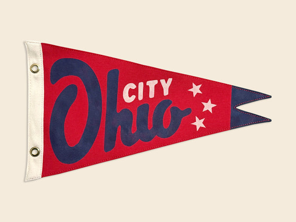 Ohio City Vintage-Inspired Pennant