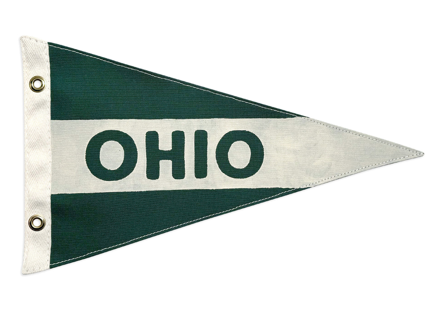 Ohio Vintage-Inspired Stripe Pennant