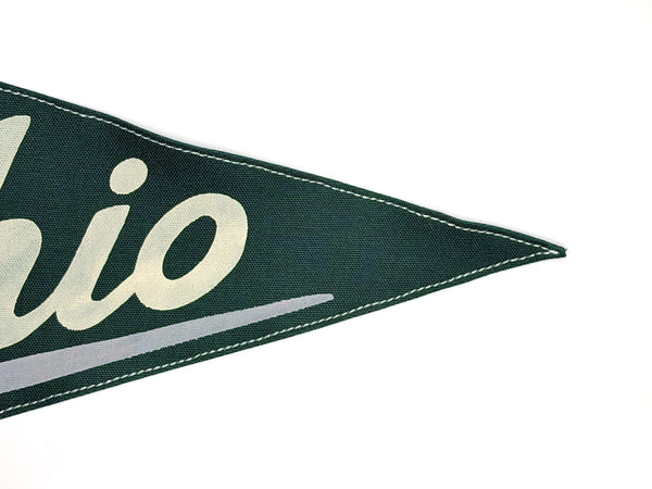 Ohio Green Script Vintage-Inspired Pennant
