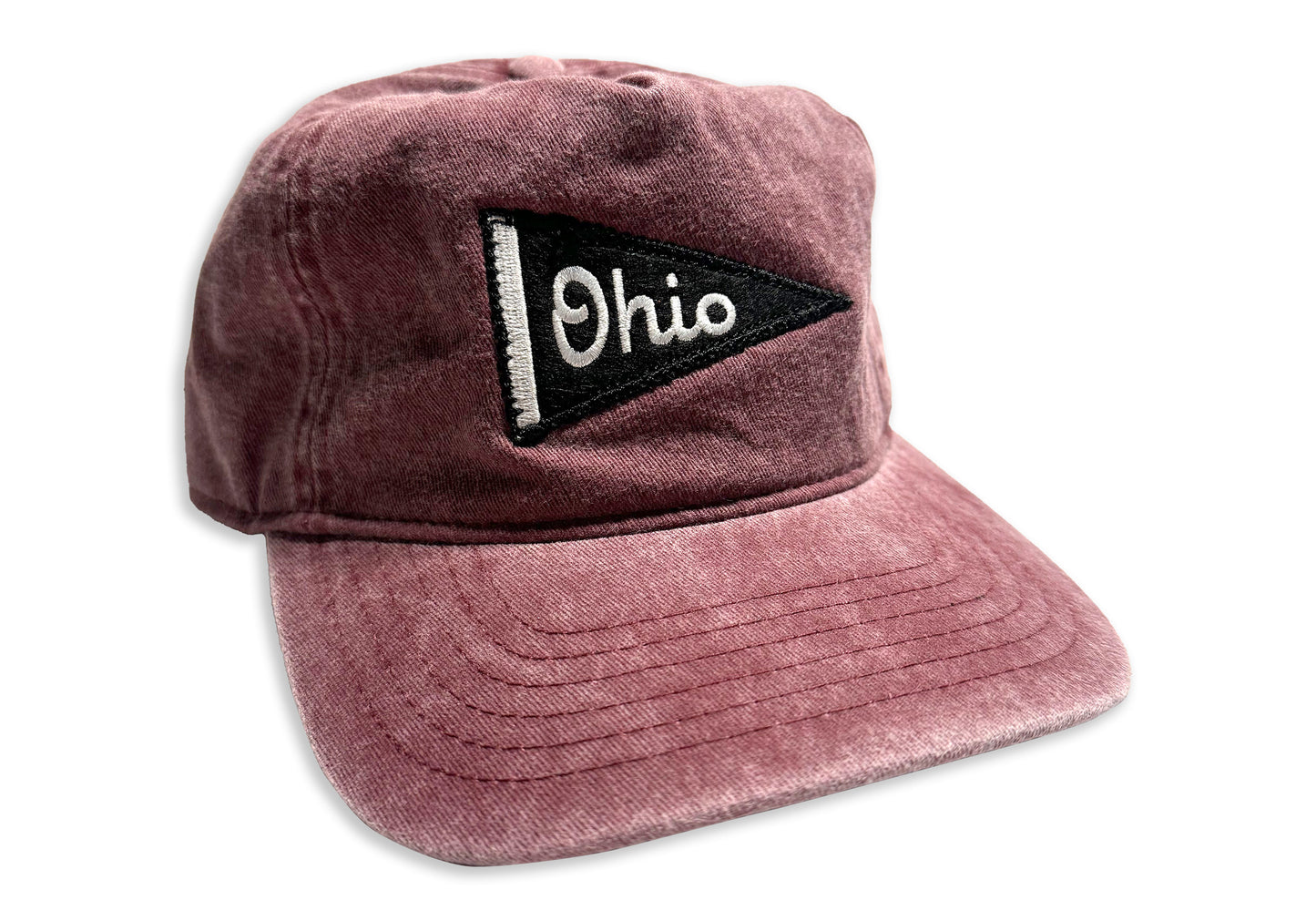 Ohio Script Felt Patch Hat