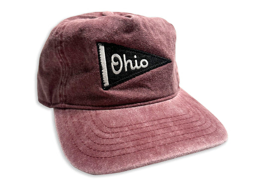 Ohio Script Felt Patch Hat