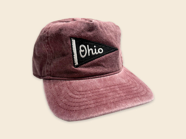 Ohio Script Felt Patch Hat