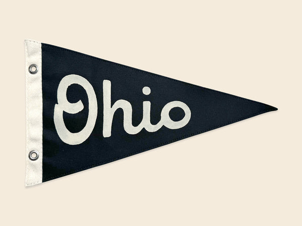 Ohio Script Vintage-Inspired Pennant