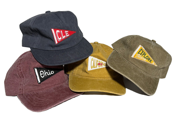 California Pennant Felt Patch Hat