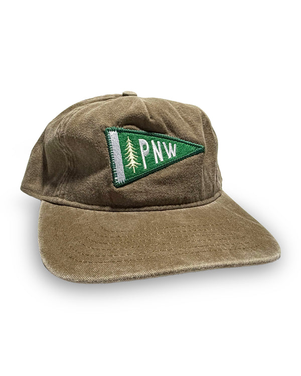 PNW Pennant Felt Patch Hat