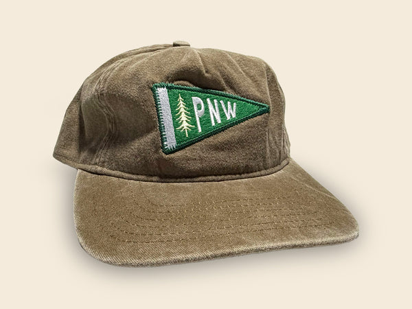 PNW Pennant Felt Patch Hat