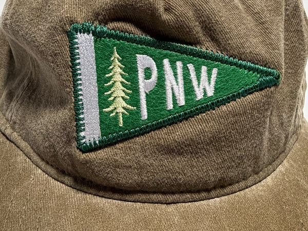 PNW Pennant Felt Patch Hat