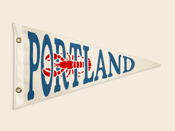 Portland Maine Lobster Pennant