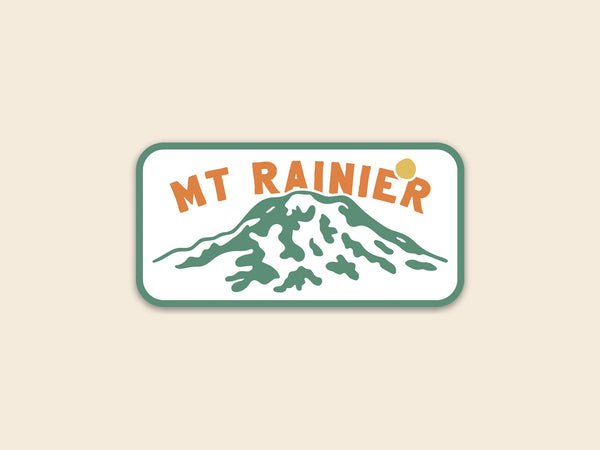 Mount Rainier National Park 3" Sticker