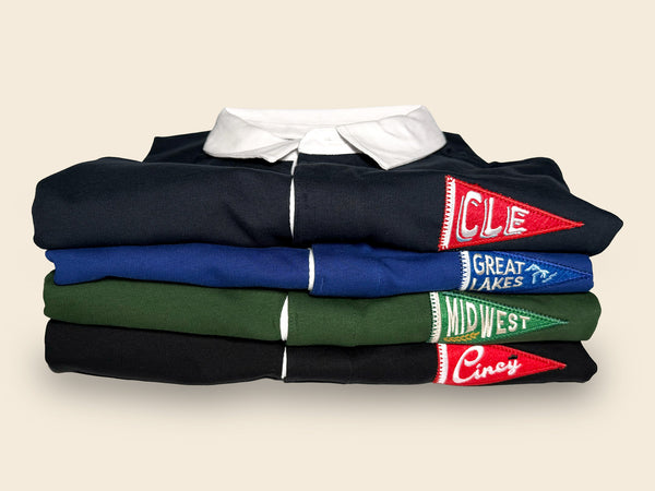 Great Lakes Felt Pennant Rugby Shirt