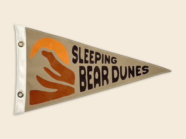 Sleeping Bear Dunes Vintage-Inspired Pennant