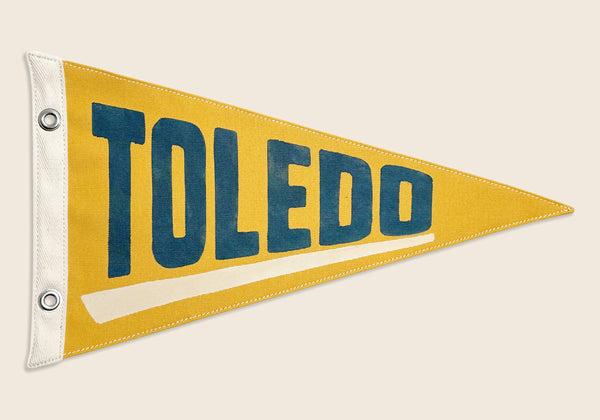 Toledo Vintage-Inspired Pennant