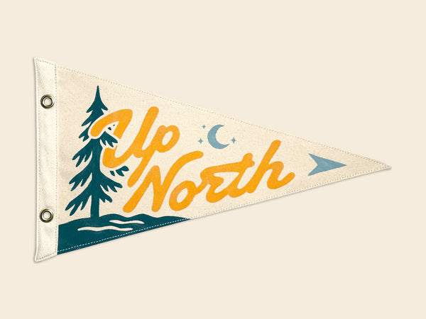Up North Vintage-Inspired Pennant