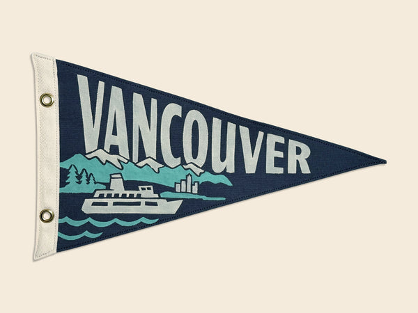 Vancouver Vintage-Inspired Pennant