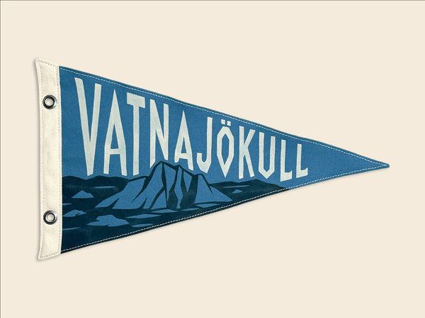 Vatnajökull National Park Canvas Pennant