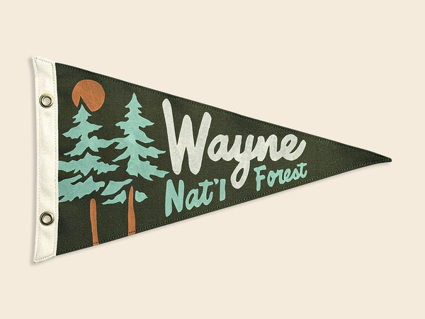 Wayne National Forest Vintage-Inspired Pennant