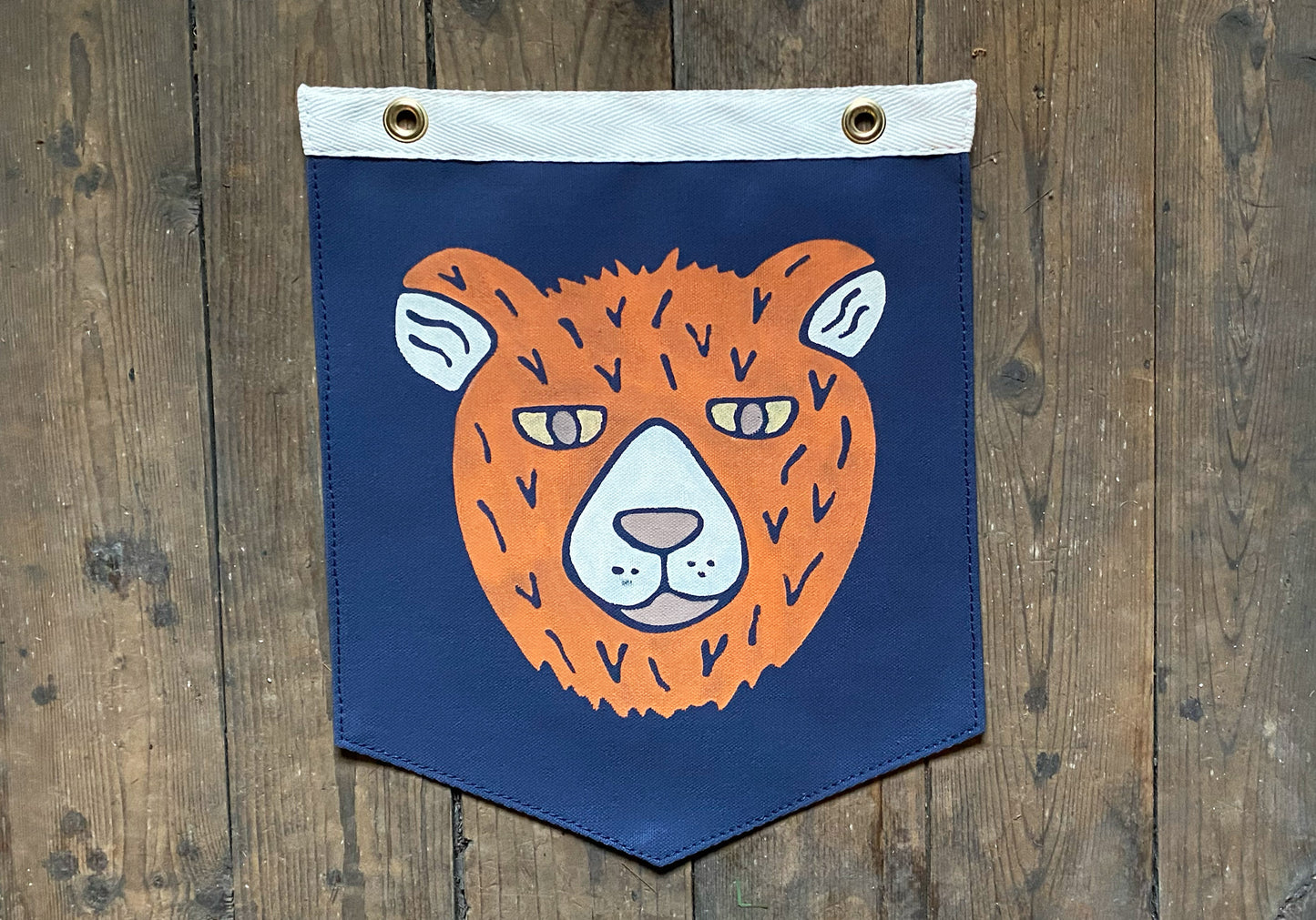 Bear Print Camp Flag
