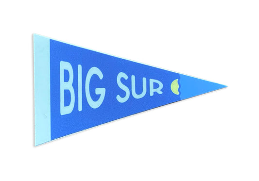 Big Sur Park Pennant 3" Sticker