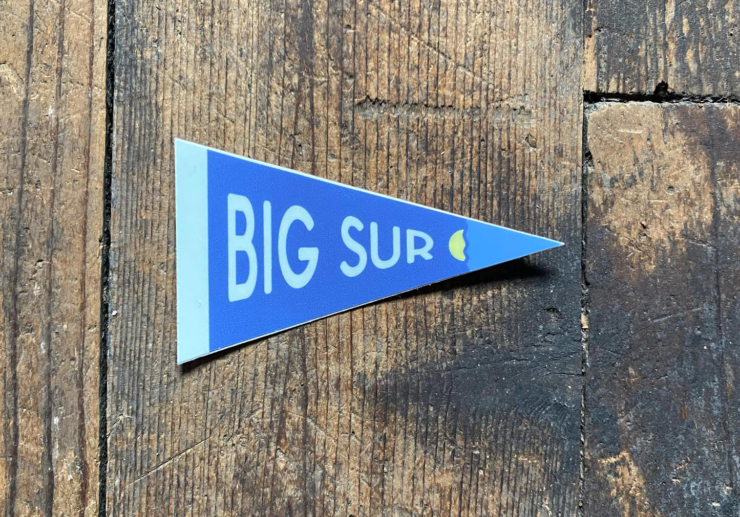 Big Sur Park Pennant 3" Sticker