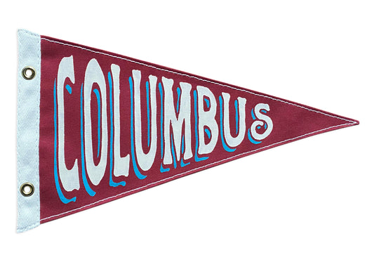Columbus Vintage-Inspired Pennant