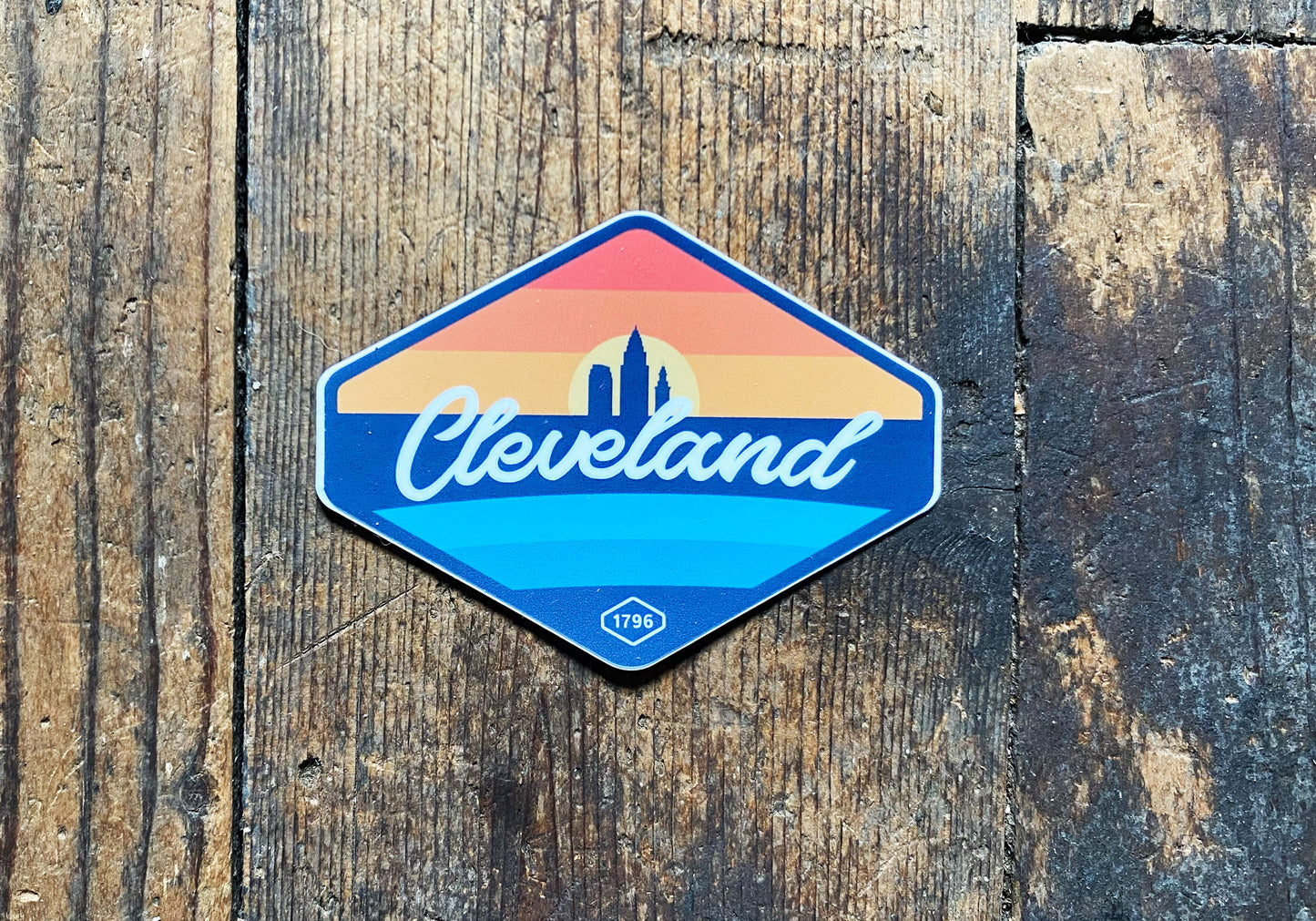 Cleveland 3" City Skyline Sticker