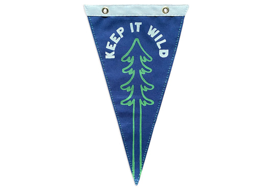 Keep It Wild Outdoor-Inspired Pennant