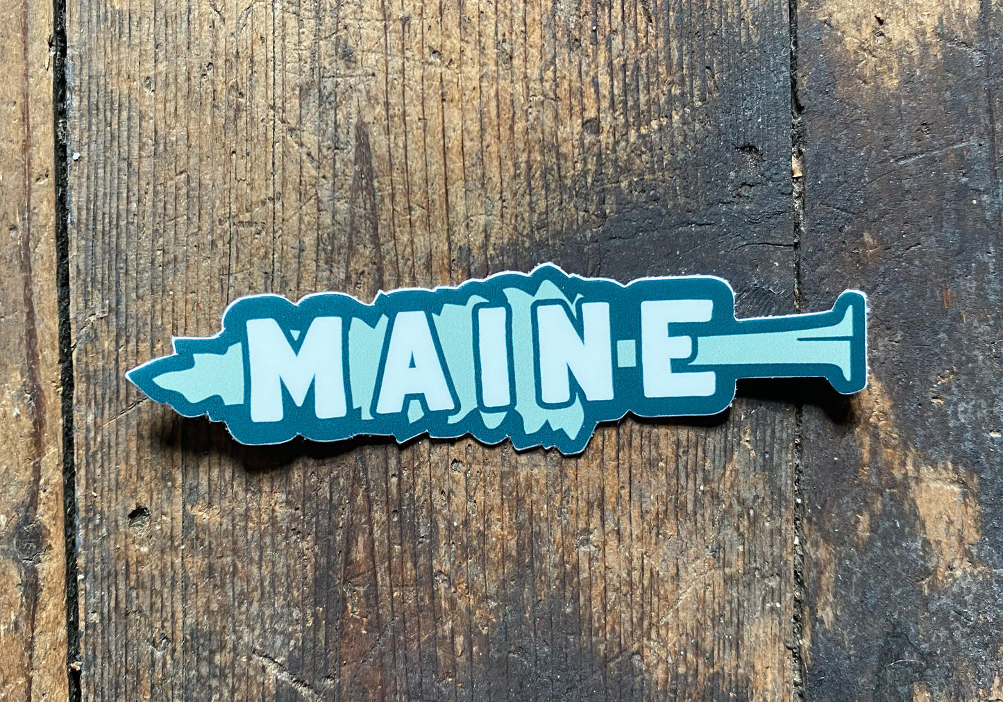 Maine State Park Tree 3" Sticker